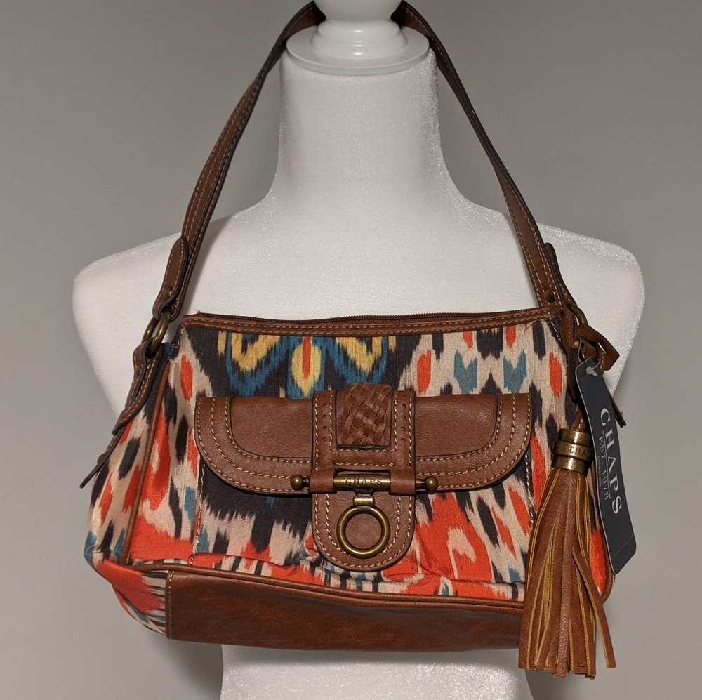 Chaps Alli's Ikat Desert Caravan Purse